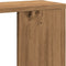 vidaXL - Wandschap - 100x15x70 - cm - bewerkt - hout - artisanaal - eikenkleurig
