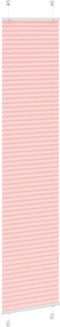 vidaXL - Plissé - rolgordijn - 45x200 - cm - stofbreedte - 44,4 - cm - polyester - roze