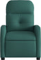Fauteuil verstelbaar stof donkergroen