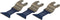 SMART Blades Bi-metaal Multitool Zaagblad - Hout/Non-ferro/Schroeven/Spijkers/Plastic - 44x51mm - 3 stuks