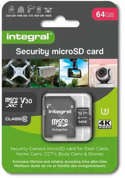 Integral - MicroSD Kaart - Class 10 - 64GB (1 stuk)