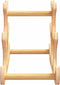 vidaXL - Wijnrek - voor - 6 - flessen - 35x18x25,5 - cm - bamboe