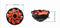 Gembird CPU-HURACAN-X30 - Box ventilator - 800/1600 rpm - Zwart/Oranje