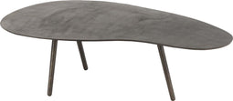 J-Line salontafel Druppel - aluminium/ijzer - zwart - large