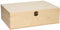 Versier je eigen opbergkist - Houten kist 33 x 24,5 x 11,5 cm - Onbehandeld hout