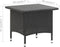 vidaXL - Theetafel - 50x50x47 - cm - poly - rattan - zwart