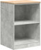 vidaXL - Garagekast - 60x51x85 - cm - massief - grenenhout - betongrijs