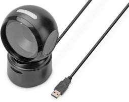 Digitus DA-81005 - 2D Desktop USB Barcodescanner - Zwart