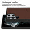 Accezz Galaxy S22 Ultra - Premium Leather Card Slot Backcover - Echt Nappa leer - Bruin