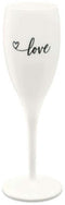Champagneglas, 0.1 L, Set van 2, Organic, 'Love' - Koziol | Cheers No. 1