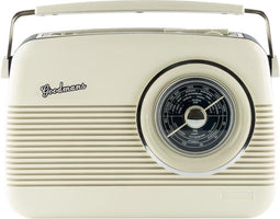 Goodmans Cambridge Retro 1960s Replica Radio DAB+ Creme