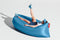 Fatboy Air lounger - Luchtzak - Oplaasbare Zitzak Lamzac 3.0 - Blauw - XL