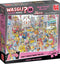 Wasgij Retro Destiny 10 - Legpuzzel 1000 stukjes - Chaos in de winkelstraat - Meerkleurig