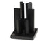 Yaxell Ran Messenset - 7-delig - Tower Magneetblok Beukenhout Zwart Gelakt met 6 Messen - 69 Lag...