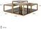 Richmond Salontafel Loua Set Van 4 Brushed Goud