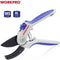 WorkPro WP332012 Aambeeldschaar Instelbare maaihoogte, Incl. opzetstuk voor gras en struiken