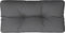 vidaXL - Palletkussen - 80x40x12 - cm - stof - antracietkleurig
