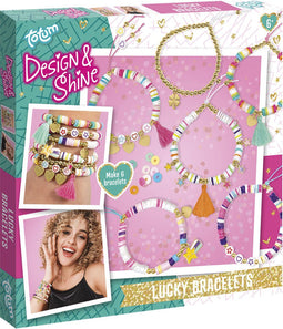Totum - Design & Shine - Geluksarmbandjes maken met 800+ kralen - Happy Bracelets (set van 6)