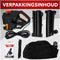 JACKMEND Elektrische Bladblazer - 3000W Blad Blazer & Zuiger - 270km/u Luchtsnelheid - 15.000RPM - 10 Meter Kabel - 35L Opvangzak