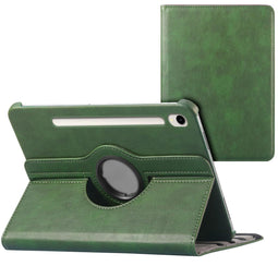 imoshion Tablet Hoes - Geschikt voor Samsung Galaxy Tab S9 11.0 inch Plus / Galaxy Tab S9 11.0 inch FE Plus / Galaxy Tab S10 Plus - 360° Draaibare Bookcase - Groen