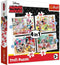 Trefl Minnie Mouse - 4-in-1 puzzel - 12/15/20/24 stukjes (4 stuks)