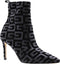 Guess Dafina3 - Enkellaarsjes - Zwart leatherlook - Maat 40