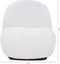 Kick Fauteuil Evi - Bouclé - Wit