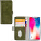 Mobilize iPhone XS Max - Elite Gelly Bookcase - 3 Pasjeshouder - Groen
