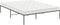 vidaXL - Bedframe - metaal - zwart - 140x200 - cm