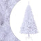 vidaXL - Kunstkerstboom - met - dikke - takken - 150 - cm - PVC - wit