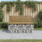 vidaXL - Tuinbank - schanskorfontwerp - 103x70x65 - cm - geïmpregneerd - hout