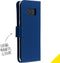 Accezz Samsung Galaxy S8 - Wallet Softcase Bookcase - 3 pashouders - Donkerblauw