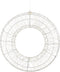 Luca Lighting Lichtkrans - Warm Witte LED Verlichting - Ø45 cm - Zilver