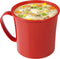 Sistema Microwave - Soepbeker magnetron - 656ml met stoomklep - Rood