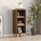 vidaXL - Dressoir - 34,5x32,5x90 - cm - bewerkt - hout - bruin - eikenkleur