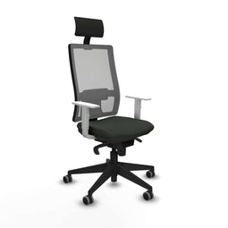 Bureaustoel met hoofdsteun Piqueras y Crespo 4B066G1 Zwart