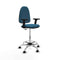 Piqueras y Crespo B2D05RF - Bureaustoel - Hoogteverstelbaar met armleuning - Groene benzine