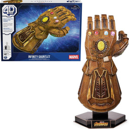 4D Build Marvel - Infinity Gauntlet - 3D Puzzel - 142 stuks - kartonnen bouwpakket