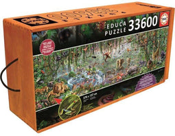 Educa Wildlife - Puzzel 33600 stukjes - Jungle tafereel - Multi
