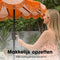 Mica Decorations Kim - Stokparasol - Ø235 x 238 cm - Oranje