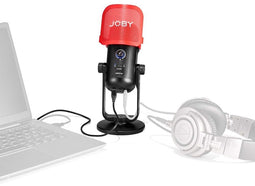 Joby JB01775-BWW - Microfoon voor studio's - Gevoeligheid -36 dB - Zwart Rood