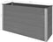 vidaXL - Plantenbak - verhoogd - 150x50x91 - cm - HKC - grijs
