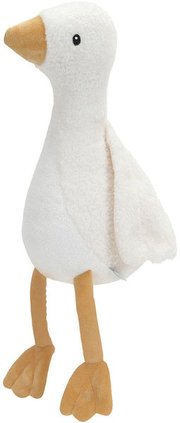 Little Dutch - Newborn Naturals - Knuffel Goose 25 cm - Wit