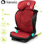 Lionelo Neal - i-Size Autostoel 100-150 cm - ISOFIX - Verstelbare hoofdsteun 14 posities - Ventilatiesysteem - Zijbescherming - Rood
