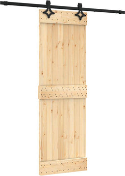 vidaXL - Schuifdeur - met - beslag - 70x210 - cm - massief - grenenhout