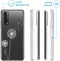 iMoshion Hoesje Geschikt voor Huawei P Smart (2021) Hoesje Siliconen - iMoshion Design hoesje - Wit / Transparant / Dandelion