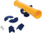 Telescoop in kunststof lengte 310 mm incl. schroeven geel