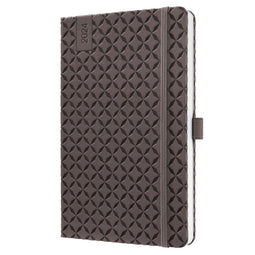 Sigel agenda 2024 - Jolie Flair - A5 - hardcover - 7 dagen / 2 pagina's - coffee brown - SI-J4123