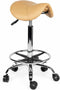 Kapperskruk Wit zithoogte 50CM t/m 68CM Zonder voetring