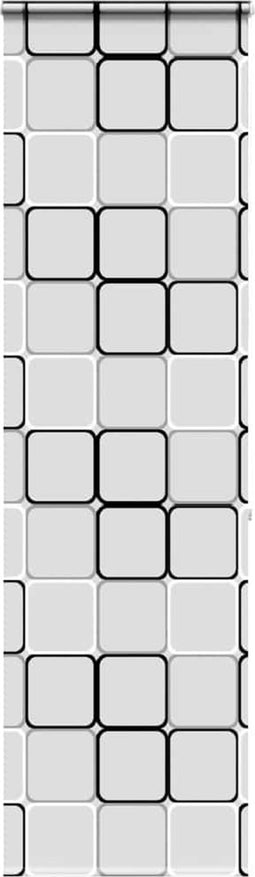 vidaXL - Doucherolgordijn - met - cassette - 60x240 - cm - stofbreedte - 56 - cm